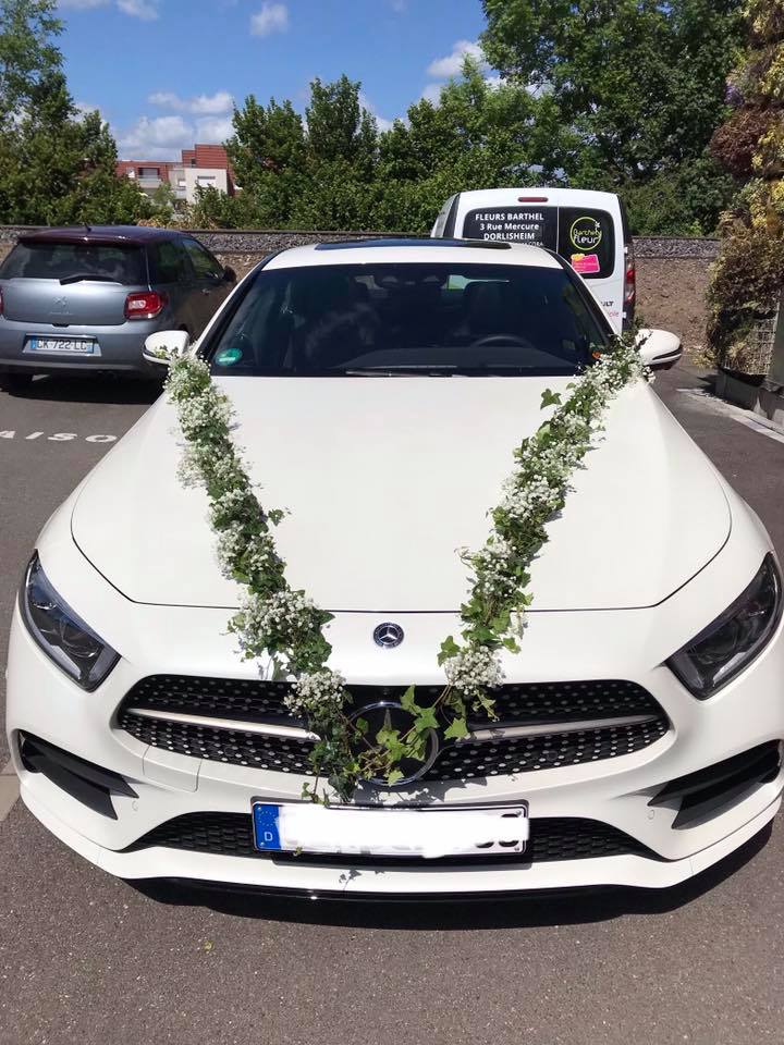 Décoration de voiture - Loire Fleurs